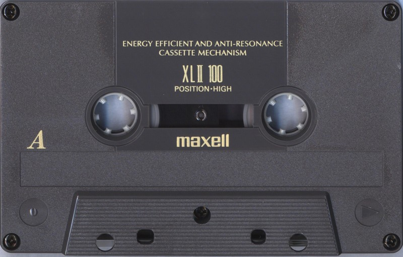 Compact Cassette Maxell XLII 100 Type II Chrome 1996 North America