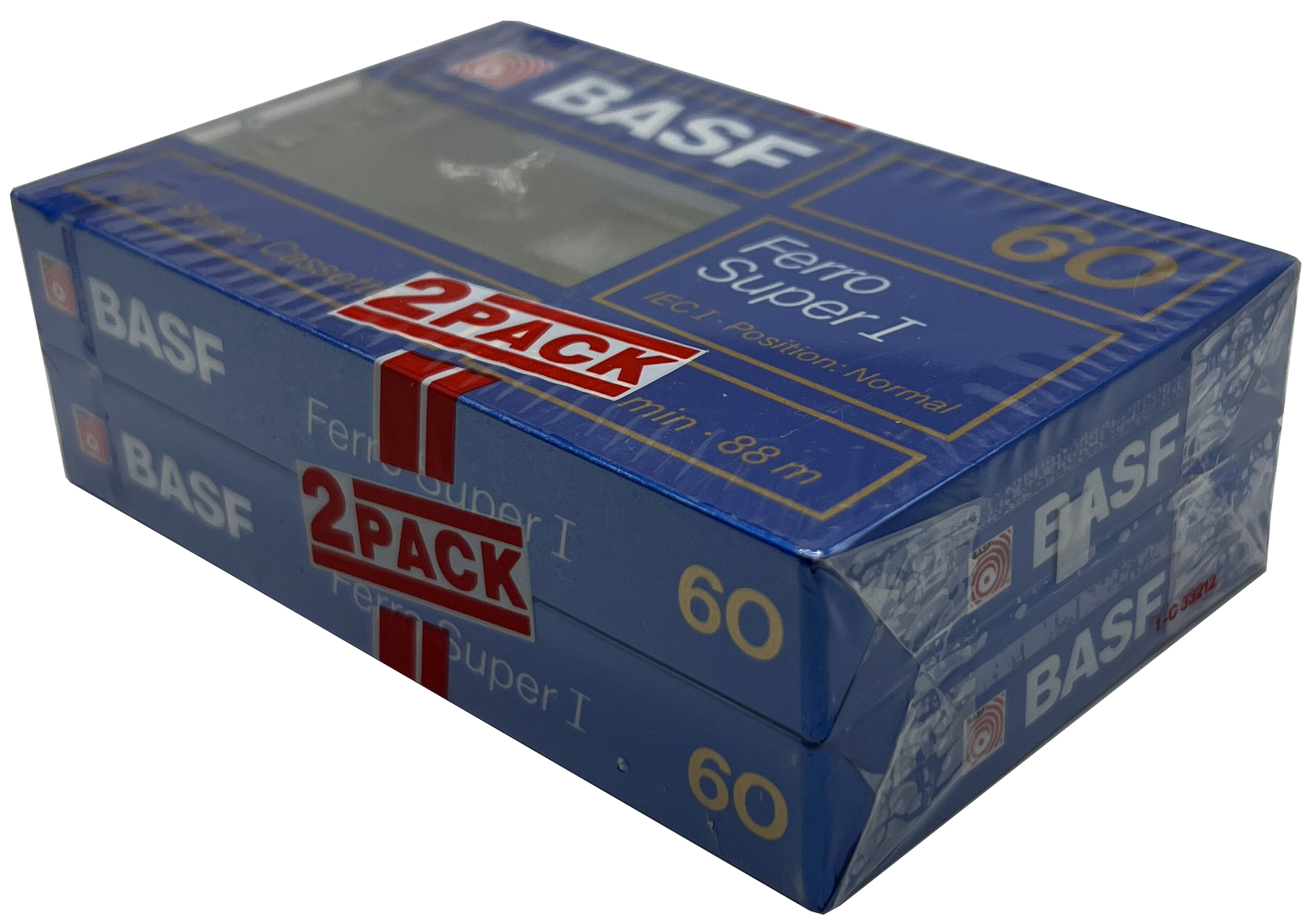 2 pack BASF Ferro Super I 60 Type I Normal 1989 Europe