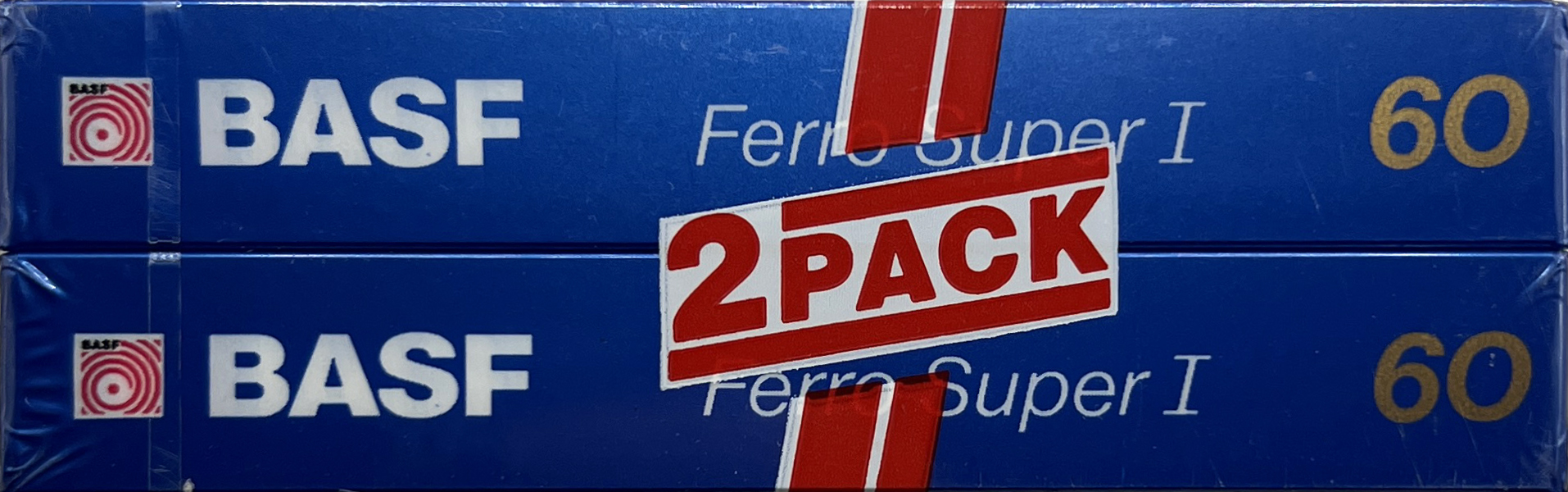2 pack BASF Ferro Super I 60 Type I Normal 1989 Europe