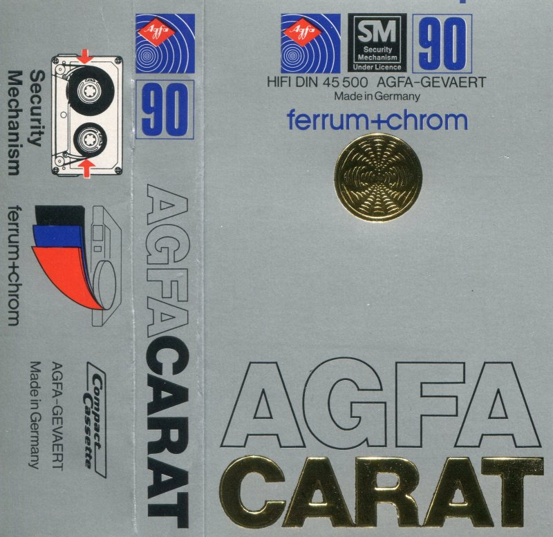 Compact Cassette: AGFA  - CARAT 90