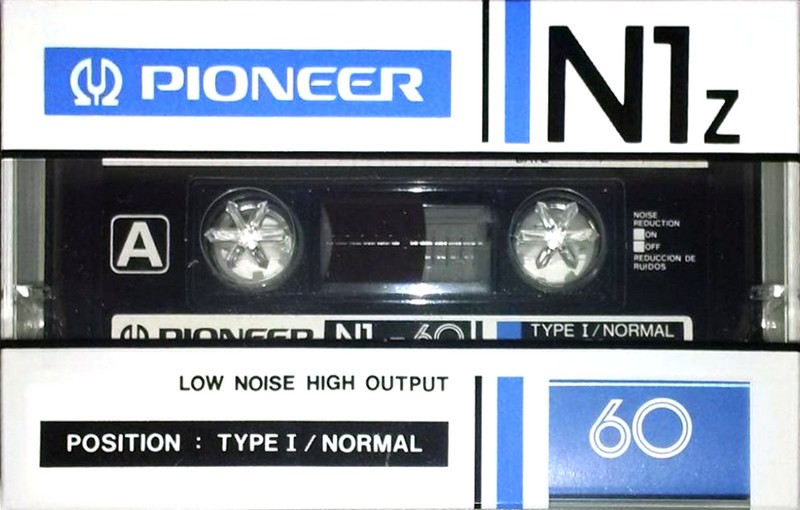 Compact Cassette Pioneer N1z 60 Type I Normal 1983 Japan