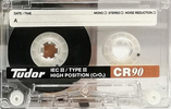 Compact Cassette Tudor CR 90 Type II Chrome 1985 Spain