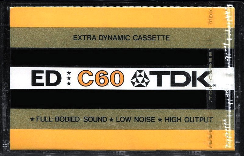 Compact Cassette TDK ED 60 Type I Normal 1977 Europe, USA