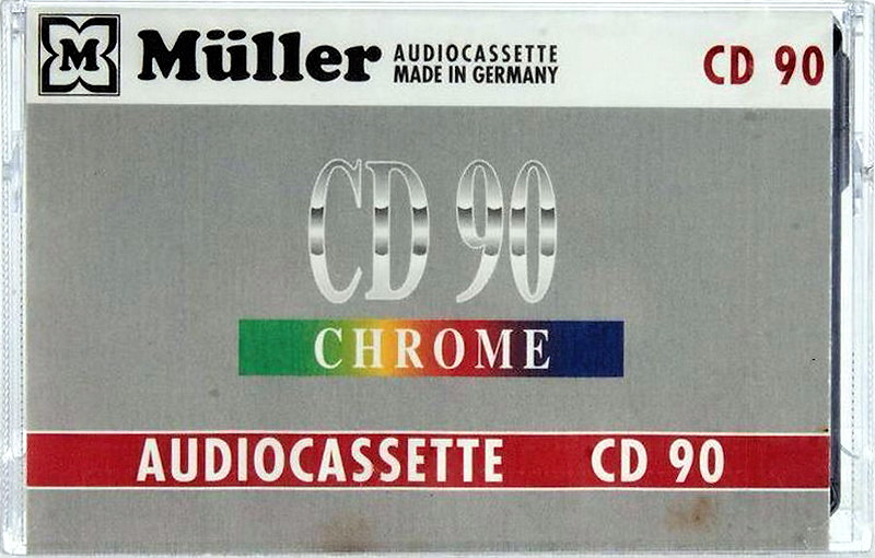 Compact Cassette Müller 90 Type II Chrome Germany
