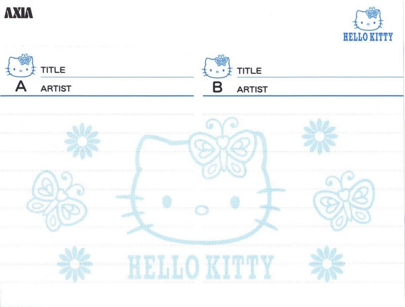 Compact Cassette: FUJI AXIA - Hello Kitty 120