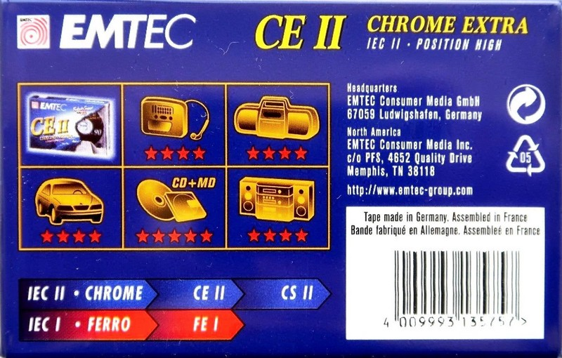 Compact Cassette: EMTEC Emtec - CE II 90