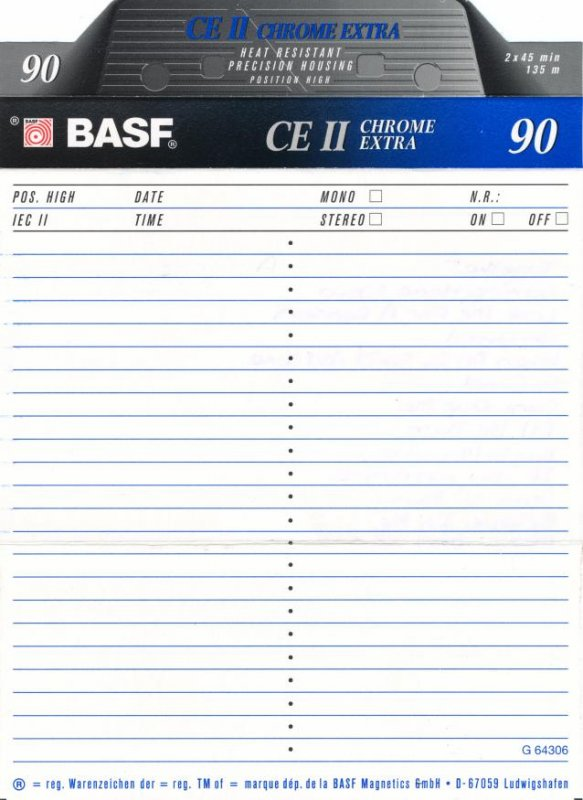 Compact Cassette: EMTEC Emtec - CE II 90