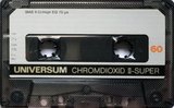 Compact Cassette Universum Super 60 Type II Chrome 1984 Europe