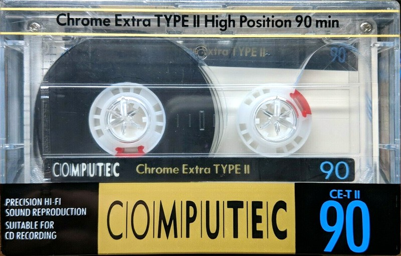 Compact Cassette Computec 90 Type II Chrome South Korea