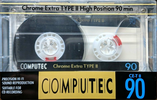 Compact Cassette Computec 90 Type II Chrome South Korea