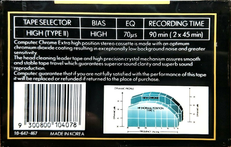 Compact Cassette: Unknown Computec -  90