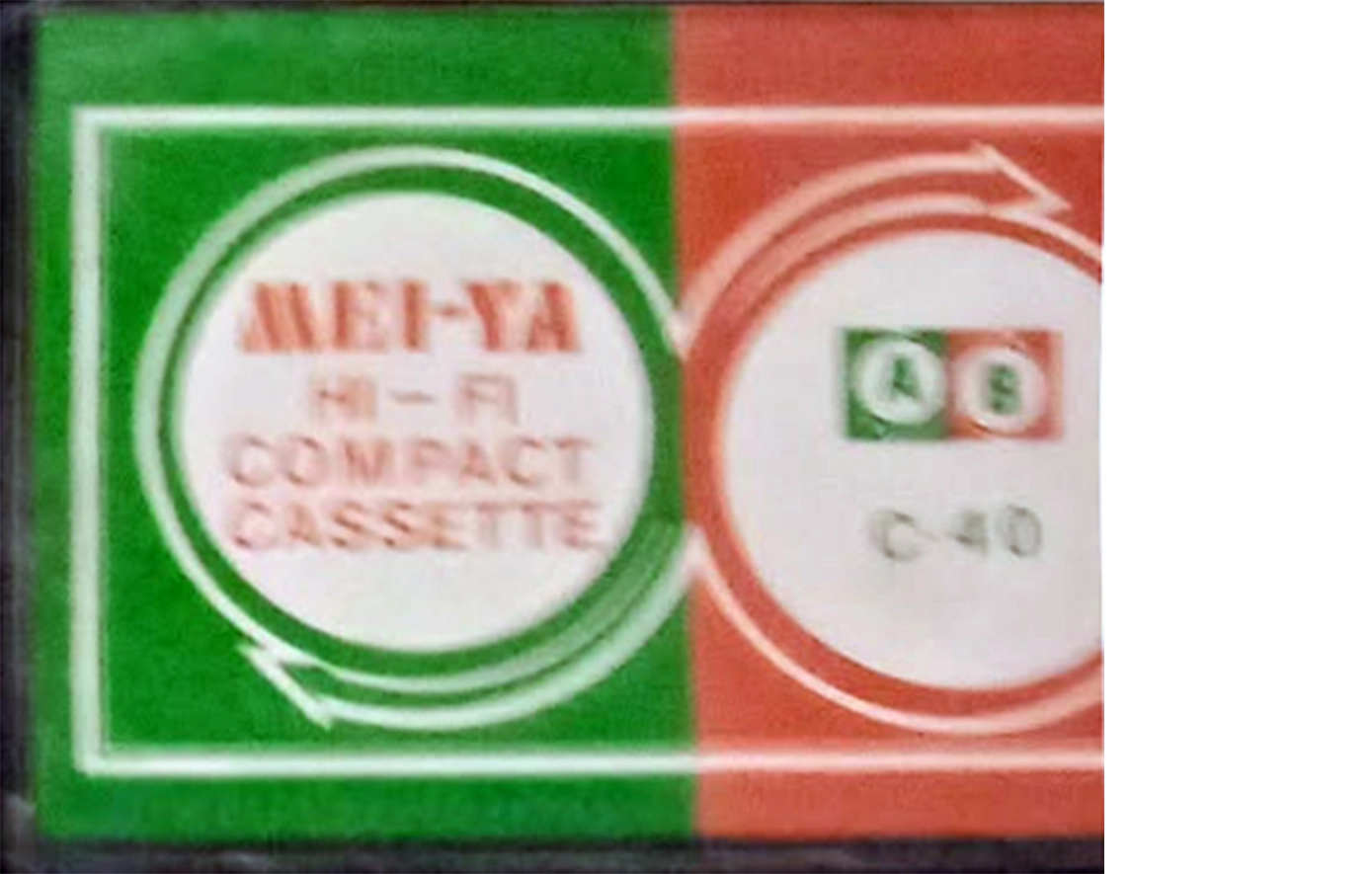 Compact Cassette Mei-Ya AB 40 Type I Normal Hong Kong