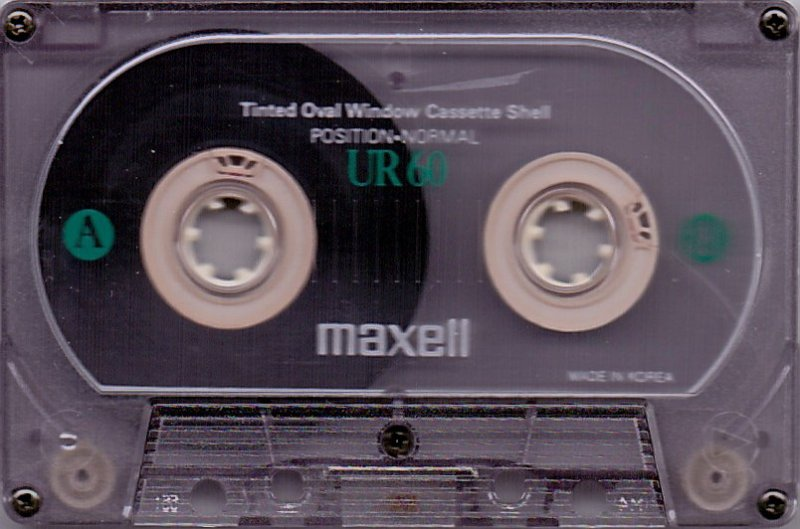 Compact Cassette Maxell UR 60 Type I Normal 1988 USA