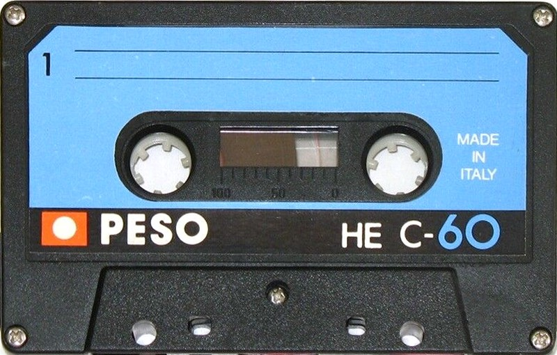 Compact Cassette Peso 60 Type I Normal 1977 Italy