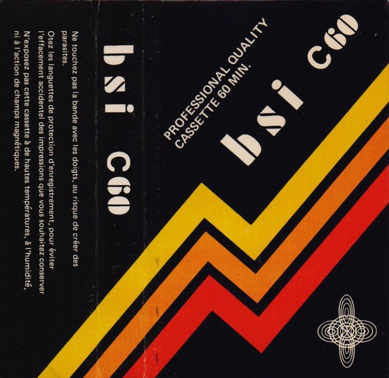 Compact Cassette bsi 60 Type I Normal Hong Kong