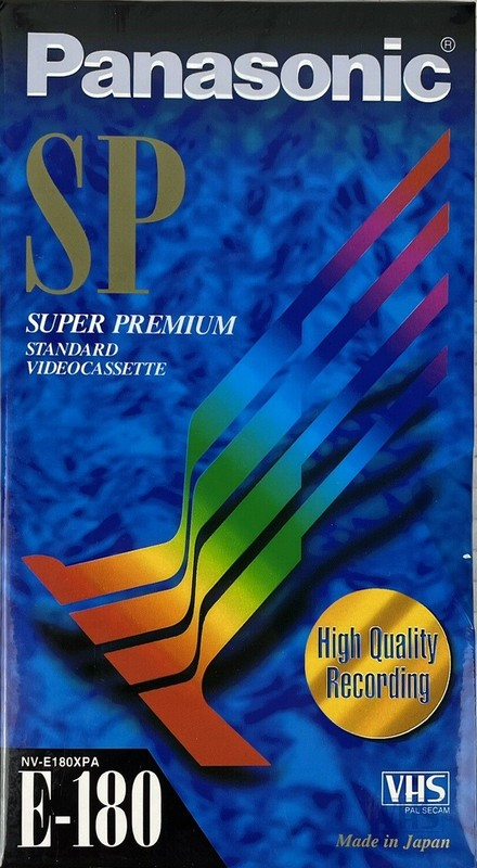 VHS, Video Home System: Matsushita Panasonic - SP 180