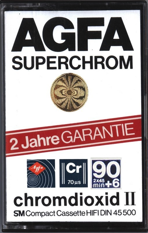 Compact Cassette: AGFA  - Superchrom 90+6