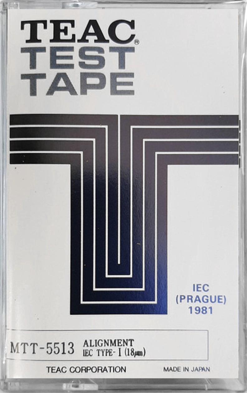 Compact Cassette Teac MTT "5513" Test Cassette Japan