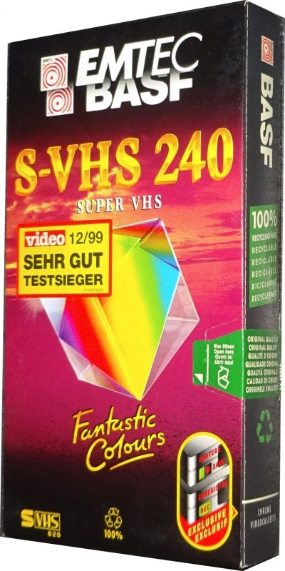 VHS, Video Home System: EMTEC Emtec - S-VHS 240