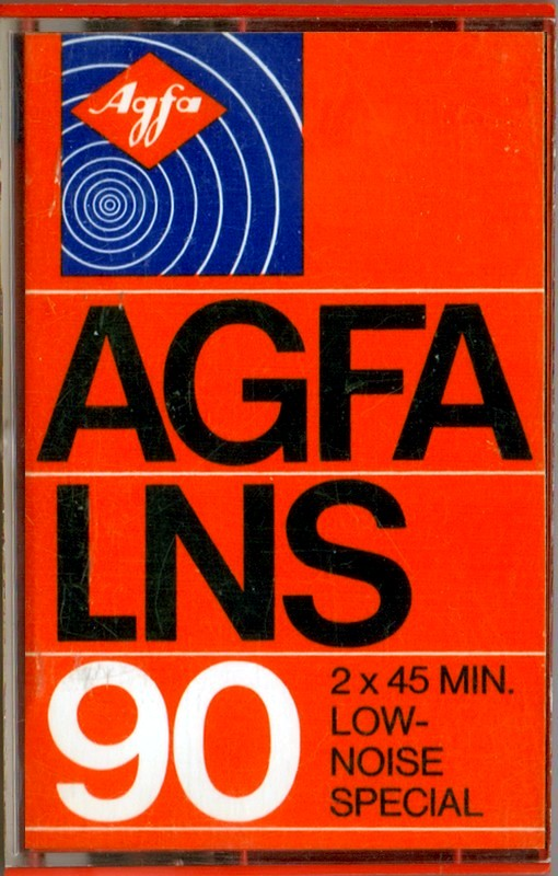 Compact Cassette AGFA LNS 90 Type I Normal 1975 Europe