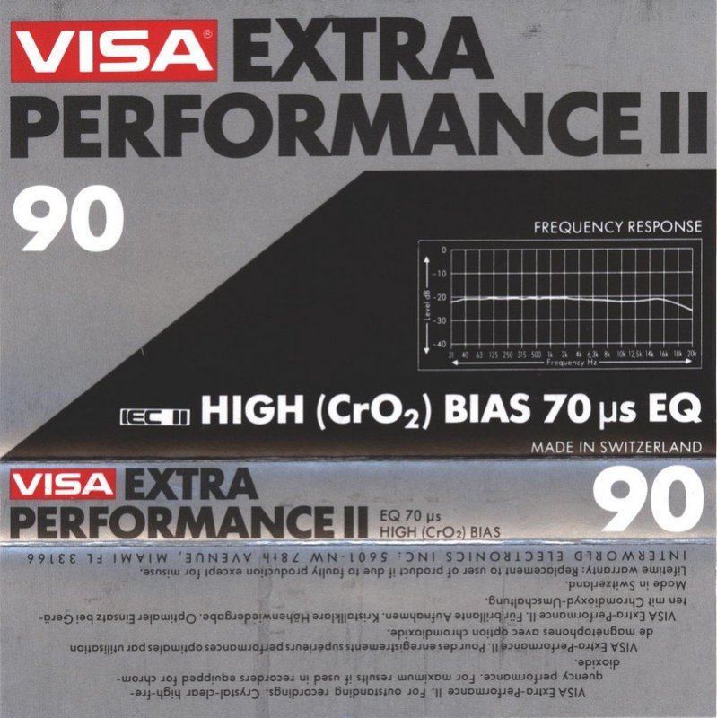 Compact Cassette: Unknown Visa - Extra Performance II 90