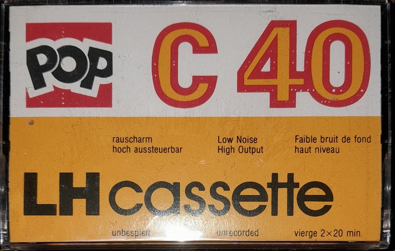 Compact Cassette Pop 40 "LH" Type I Normal 1978 Unknown Country
