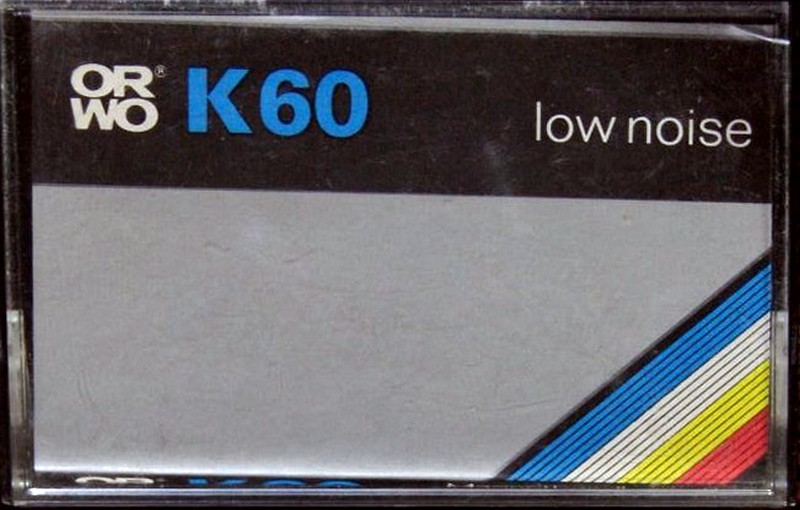 Compact Cassette ORWO 60 "white" Type I Normal 1986 East Germany