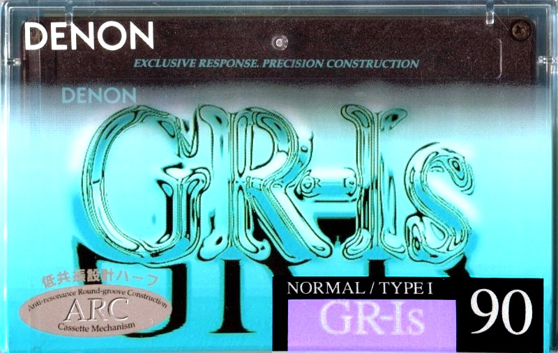 Compact Cassette Denon GR-Is 90 Type I Normal 1992 Japan