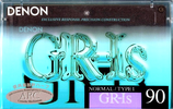 Compact Cassette Denon GR-Is 90 Type I Normal 1992 Japan