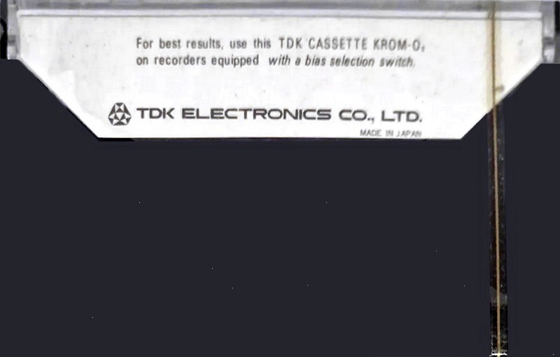 Compact Cassette: TDK  - KR 60