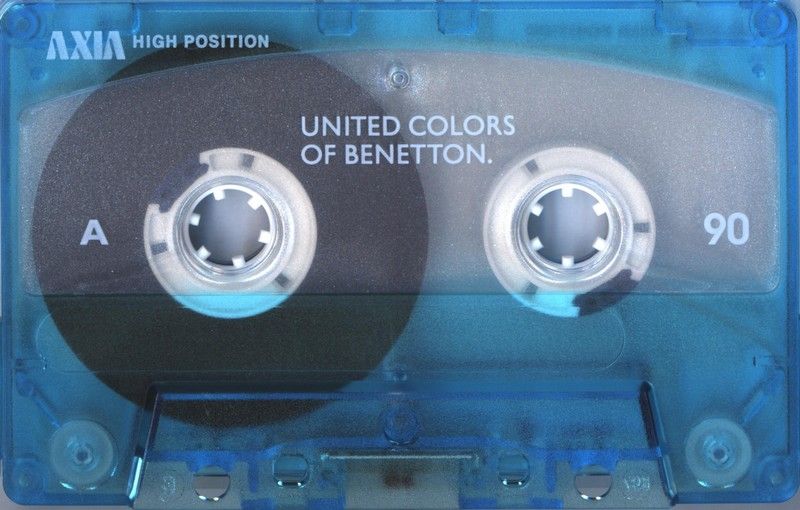 Compact Cassette AXIA United Colors Of Benetton 90 "BT2 90" Type II Chrome 2000 Japan