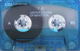 Compact Cassette AXIA United Colors Of Benetton 90 "BT2 90" Type II Chrome 2000 Japan