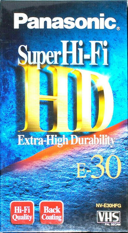 VHS, Video Home System Panasonic Super Hi-Fi HD 30 "NV-E30HFG" Type I Normal Europe