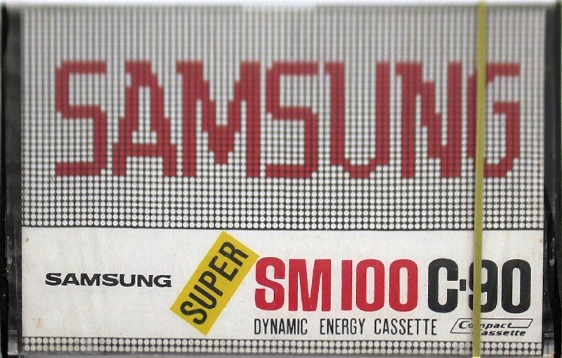 Compact Cassette Samsung Super SM 100 90 Type I Normal 1981 South Korea