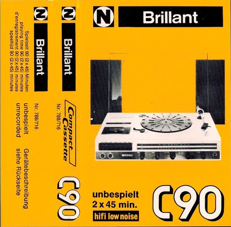 Compact Cassette Neckermann Brilliant 90 Type I Normal Germany