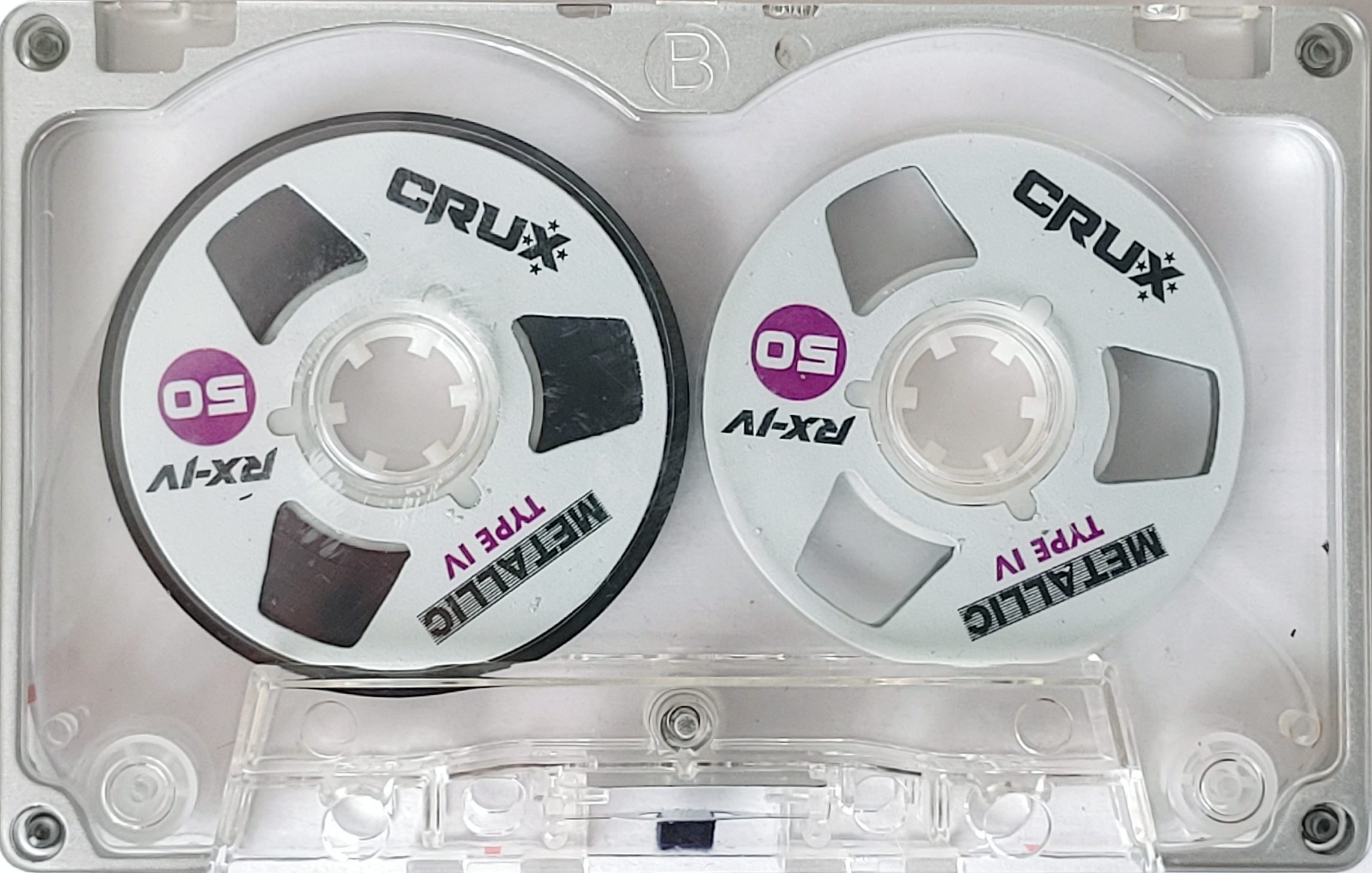 Compact Cassette CRUX RX 50 "Metallic" Type IV Metal 2025 Worldwide
