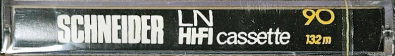 Compact Cassette Schneider 90 "LN HIFI" Type I Normal 1976 Europe