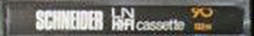 Compact Cassette Schneider 90 "LN HIFI" Type I Normal 1976 Germany