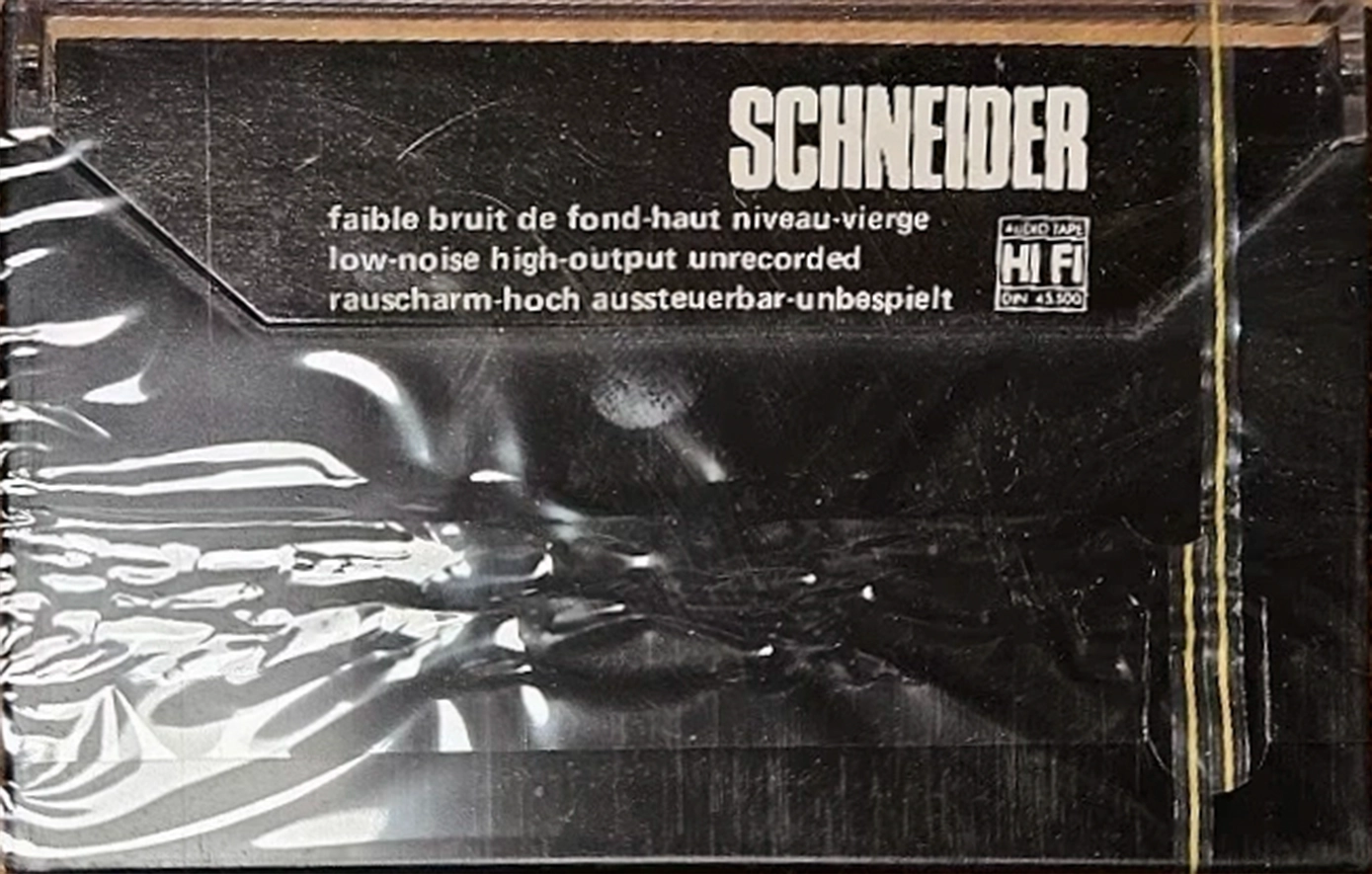 Compact Cassette Schneider 90 "LN HIFI" Type I Normal 1976 Europe