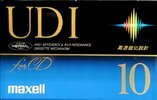 Compact Cassette Maxell UDI / UD1 10 Type I Normal 1992 Japan