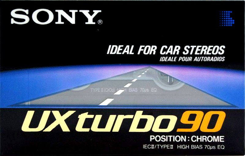 Compact Cassette Sony UX turbo 90 Type II Chrome 1990 Europe