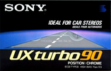 Compact Cassette Sony UX turbo 90 Type II Chrome 1990 Europe