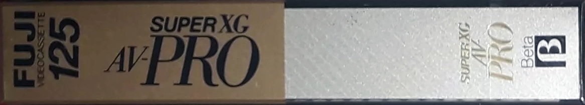 Betamax Fuji Super XG AV-Pro 15 Type I Normal Japan