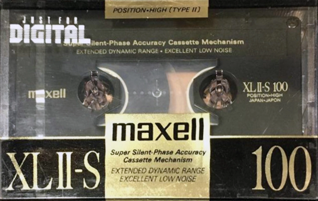 Compact Cassette Maxell XLII-S 100 Type II Chrome 1990 Japan