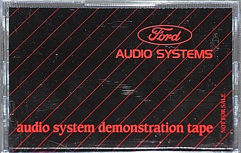 Compact Cassette Loran Ford Audio Systems Demonstration Tape 1987 USA