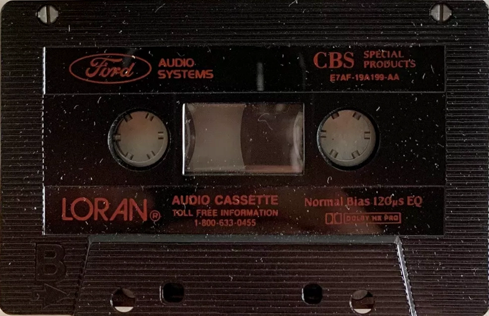 Compact Cassette Loran Ford Audio Systems Demonstration Tape 1987 USA
