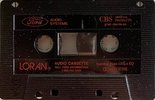 Compact Cassette Loran Ford Audio Systems Demonstration Tape 1987 USA