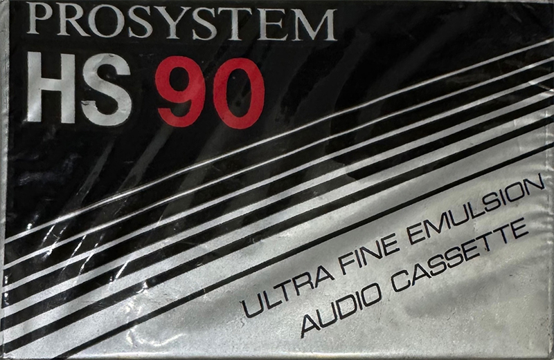 Compact Cassette Prosystem 90 "HS" Type I Normal Unknown Country