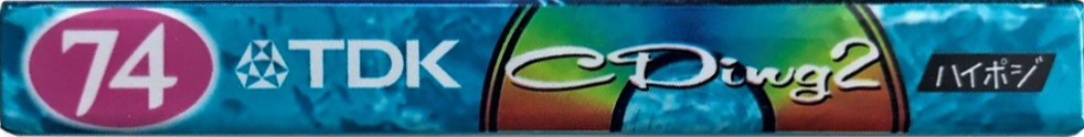 Compact Cassette TDK CDing 2 74 "CD2-74R" Type II Chrome 1998 Japan