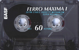 Compact Cassette BASF Ferro Maxima I 60 Type I Normal 1993 Europe
